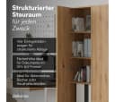 Bellamio Mehrzweckschrank Apol Eichenoptik 2 Türen 5 Fächer Bild 3