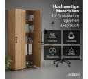 Bellamio Mehrzweckschrank Apol Eichenoptik 2 Türen 5 Fächer Bild 5