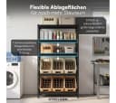 STEELSØN Flaschenregal Tarf Schwarz Metall 3 Ablagen Bild 5