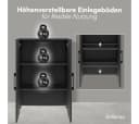 Bellamio Mehrzweckschrank Apol 88 cm hoch Anthrazitschwarz Büroschrank Bild 5
