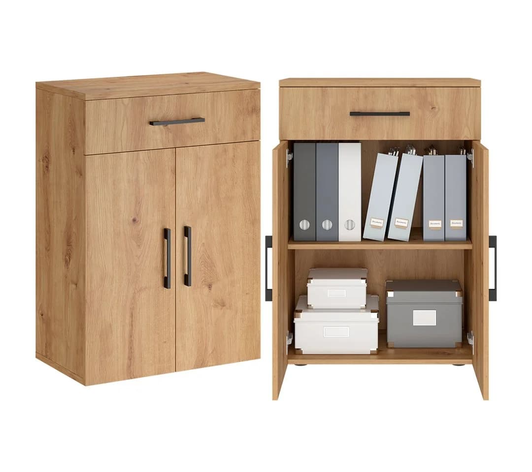 Bellamio Mehrzweckschrank Apol 88 cm - Eichenoptik - Bild 2