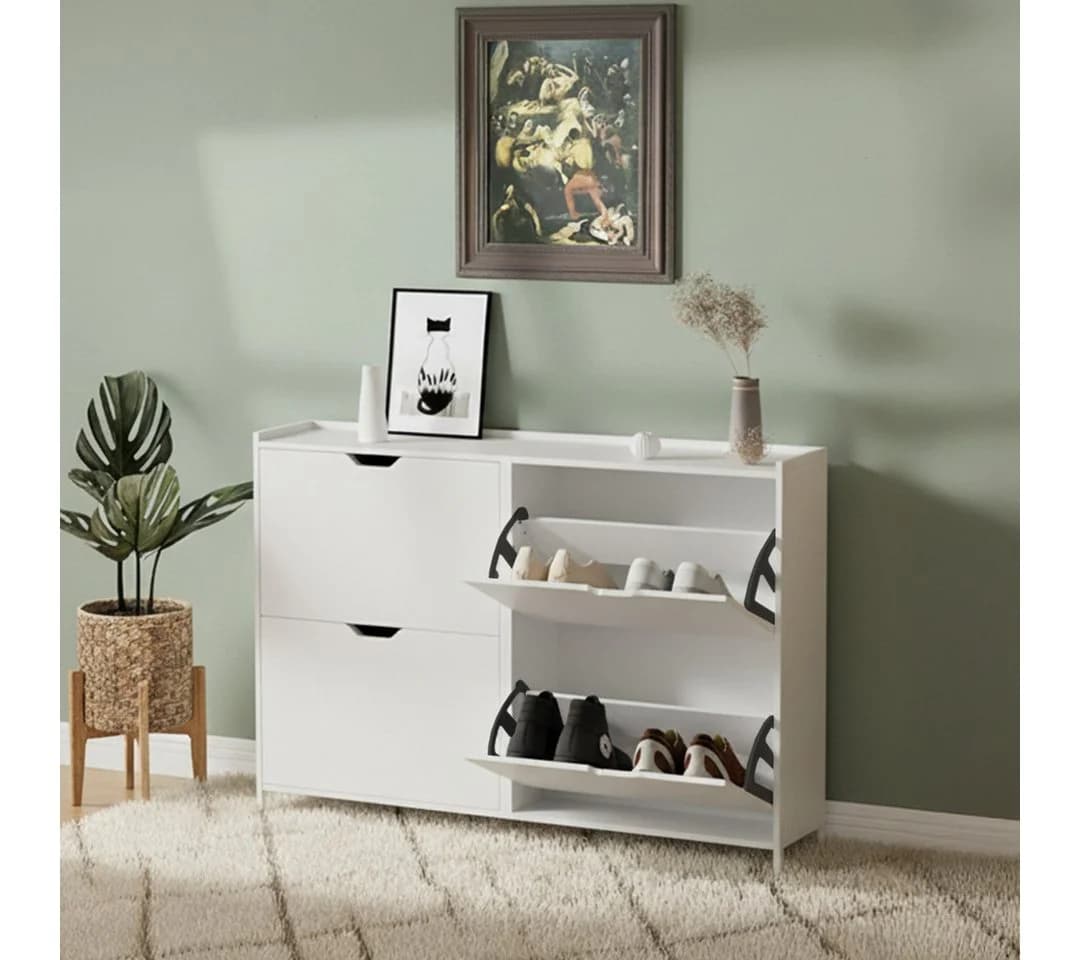 Bellamio Schuhschrank Ceyhan 19 cm Tiefe für schmale Flure