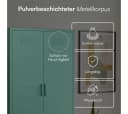 skølm Kleiderschrank Atria aus Metall (Dunkelgrün) Bild 4