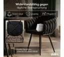 skølm Esszimmerstuhl Sudri Samtbezug gepolstert 6er Set Bild 4