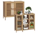 Bellamio Badmöbel-Set Newa Bambus 2er-Set mit 9 Fächern Bild 2