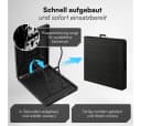 STEELSØN Klapptisch Zennar Schwarz HDPE-Kunststoff Bild 5