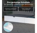 Bellabino Kinderbett Vils Weiß mit Schublade und Matratze Bild 5