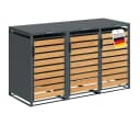 STEELSØN Mülltonnenbox Kestra 120L Holzoptik Bild 2