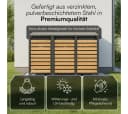 STEELSØN Mülltonnenbox Kestra 120L Holzoptik Bild 5
