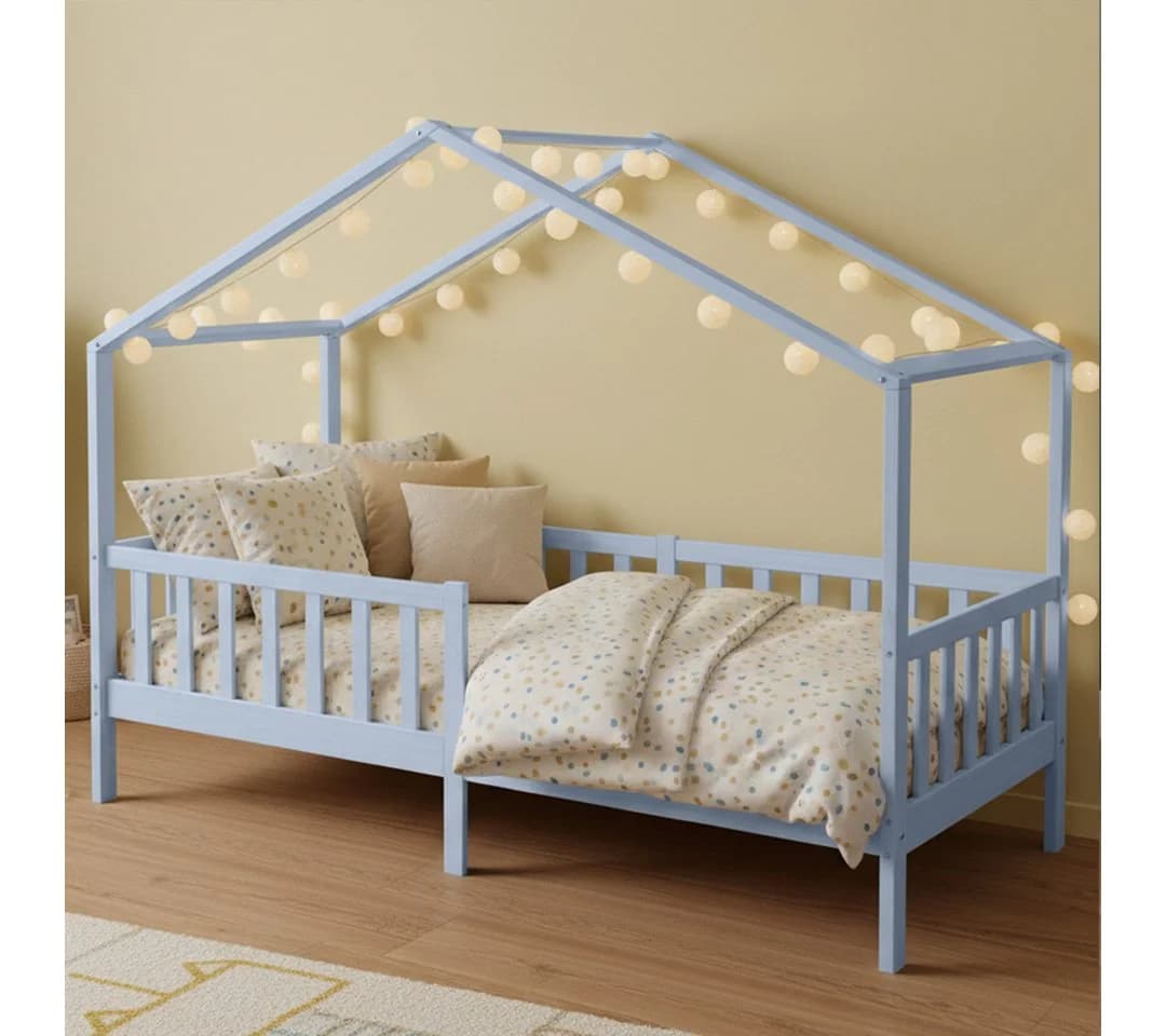 Bellabino Hausbett Bia mit Lattenrost Blau - Bild 2