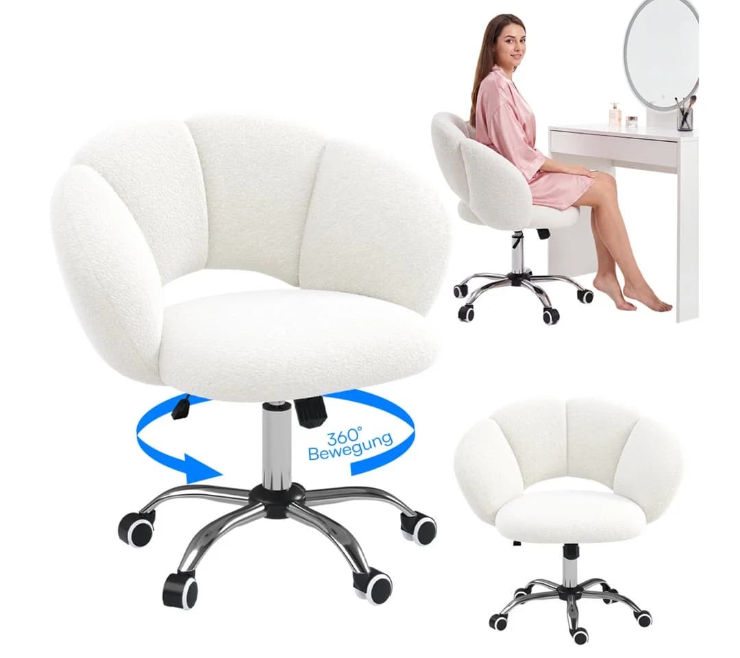 Ergonomischer Bürostuhl in Weiß - Bild 2