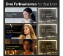 Bellamio Schminktisch Nore mit LED-Spiegel Weiß 5 Schubladen Bild 3