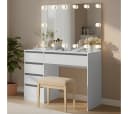 Bellamio Schminktisch Nore mit LED-Beleuchtung Weiß Bild 2