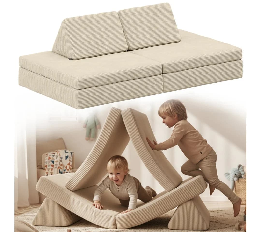 Bellabino Kindersofa Nile Beige Modulares Spielsofa - Bild 2