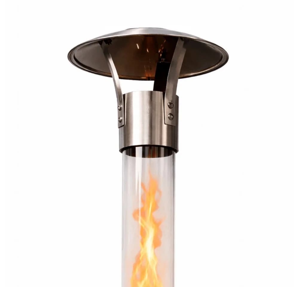 Gardenflare Funkenfänger für Feuerrohr Edelstahl Silber - Bild 2
