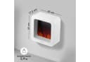 KAMINIO Tischfeuer MIA 3D-Flammeneffekt Elektrisch Weiß Bild 5