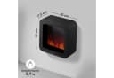 KAMINIO Tischfeuer MIA Elektrischer Kamin Schwarz 3D-Flammeneffekt Bild 5