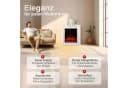 KAMINIO Elektrokamin MATTI mit 3D-Flammeneffekt, Ambientelicht und 1800W Heizung Bild 1