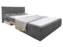luma-home Schlafsofa 15119 Grau mit Bettkasten und Schlaf-Funktion Bild 1