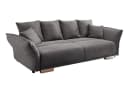 luma-home Big-Sofa 17214, mit Bettfunktion, Cord Grau Anthrazit Bild 2