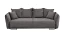 luma-home Big-Sofa 17214, mit Bettfunktion, Cord Grau Anthrazit Bild 5