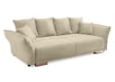 luma-home Big-Sofa mit Bettfunktion und Stauraum Beige Grau Bild 2