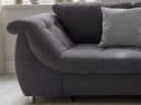 luma-home Ecksofa 17005 mit Bettfunktion, Mikrofaser Anthrazit Bild 5