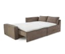 luma-home Ecksofa 15234 - Braun Taupe, Boxspring, 260x181x88 cm Bild 1