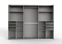 luma-home Schwebetürenschrank 22503 Eichendekor mit Grafit Bild 1