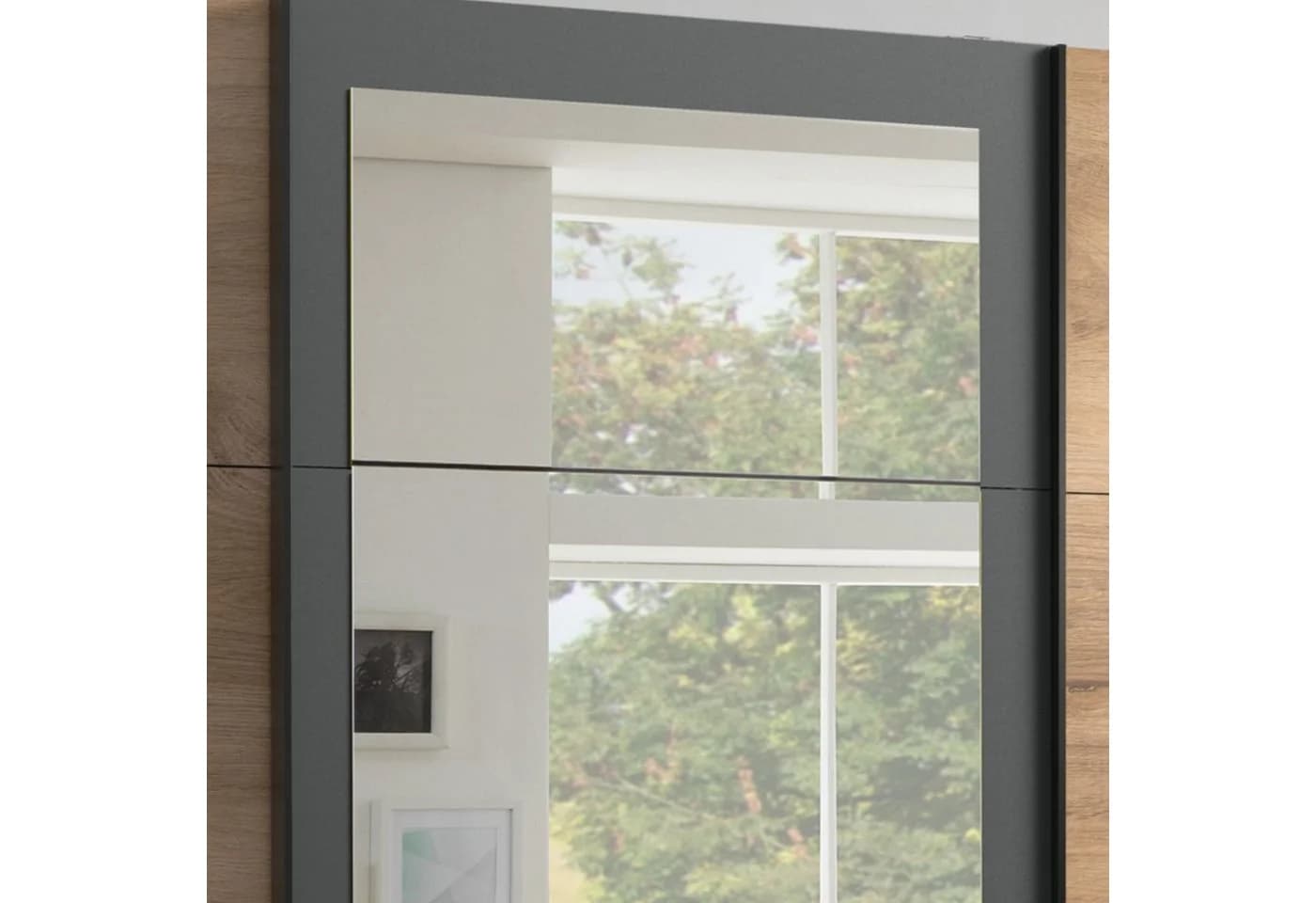 luma-home Schwebetürenschrank 22503 Eichendekor mit Grafit - Bild 5