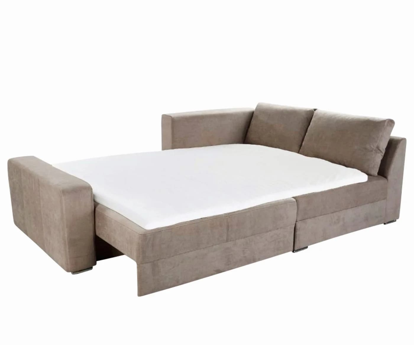 luma-home Ecksofa 15108-OTTO-1 Dauerschläfer Boxspring Kaltschaum-Topper