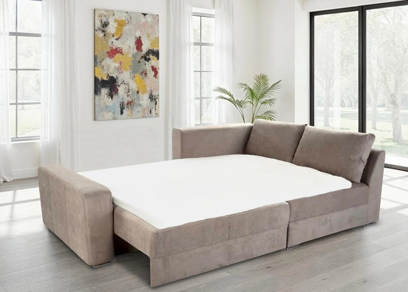 luma-home Ecksofa 15108-OTTO-1 Dauerschläfer Boxspring Kaltschaum-Topper - Bild 4