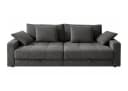 luma-home Big-Sofa 15243 Grau Chenille mit Bettkästen Bild 2