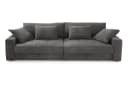 luma-home Big-Sofa 15261 Lounge Couch Dunkelgrau Cord Bild 2