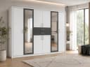 luma-home Passepartoutrahmen Weiß für Kleiderschrank 270 cm Bild 1