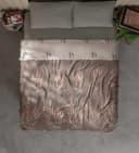 Sandiik Musselin Wohndecke 4-lagig Double Face Beige/Braun Bild 1