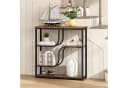 Hoobro Konsolentisch 5 Ebenen Braun Schwarz Industrial Design Bild 4