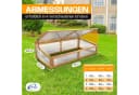 Coemo Frühbeetaufsatz Holz für Hochbeete Bild 5