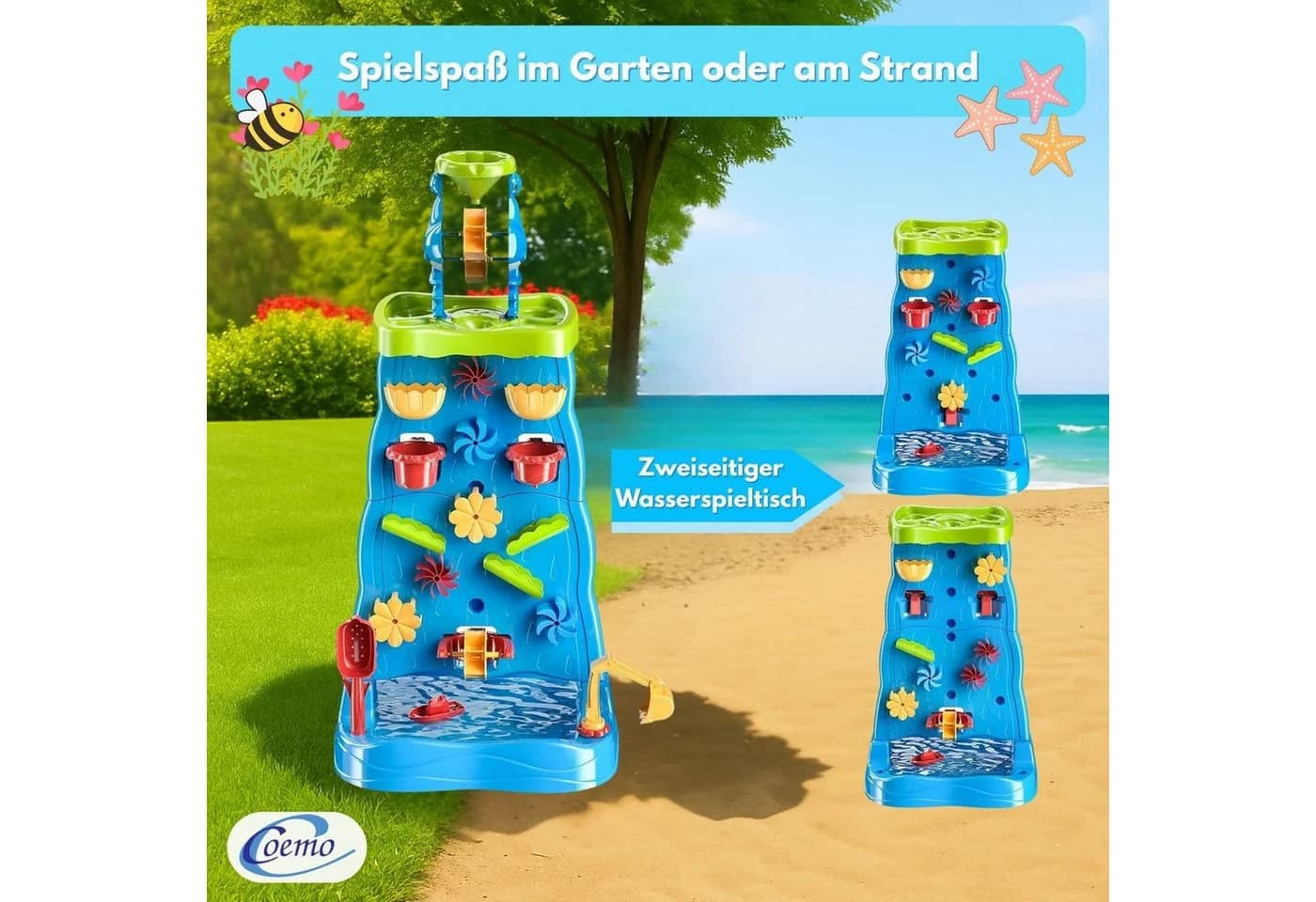 Coemo Wasserspieltisch TOJA mit Wasserfall & Zubehör - Bild 4