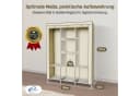 Coemo Stoffschrank Beige Faltbar mit 2 Kleiderstangen Bild 5