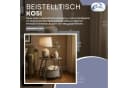 Coemo Wohnzimmertisch KOSI Grau Metallgestell mit Aufbewahrungskorb Bild 1