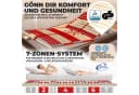 Coemo Lattenrost RUBY 7-Zonen verstellbar Buche/Birke Schichtholz Bild 1