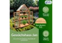 Coemo Hochbeet Braun Tomatenhaus Holz Bild 3