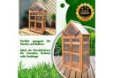 Coemo Hochbeet Braun Tomatenhaus Holz Bild 5