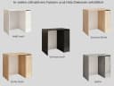 designimpex Waschmaschinenschrank Carl Svensson W-222 Weiß Matt Bild 5
