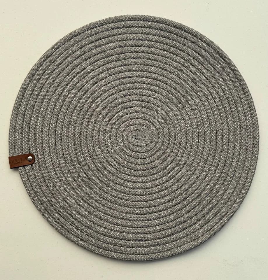 Seyila Home Platzset Jute & Baumwolle Grau Tricolor - Bild 2