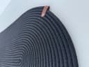 Seyila Home Mitteldecke Jute & Baumwollseil Schwarz Geflochten Bild 1