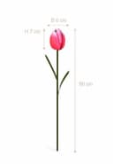 Seyila Home 3er Set Metall-Gartenstecker Tulpen Bunt Bild 3
