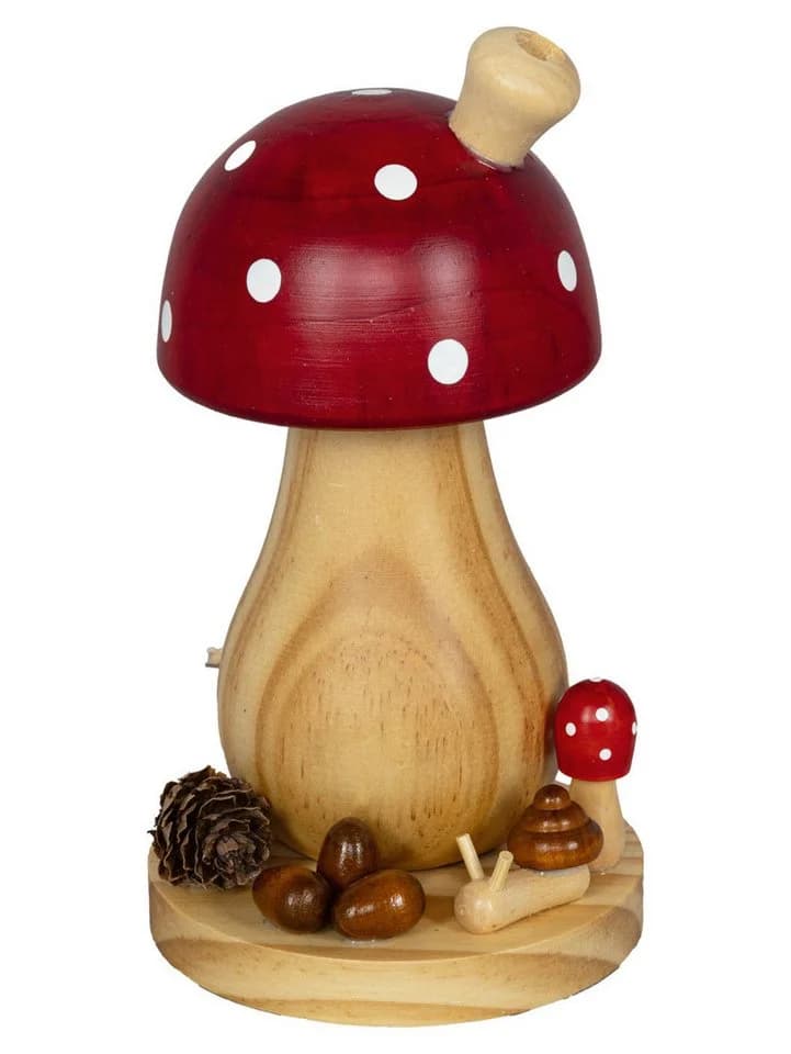 SAICO Original Räucherpilz Holz 17 cm