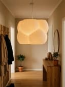 Roomberry Lampenschirm Bubble Hängelampe E27 3D-Druck Beige Bild 1